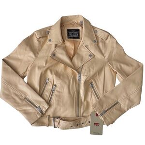 Levi's Women's Belted Faux Leather Biker Jacket